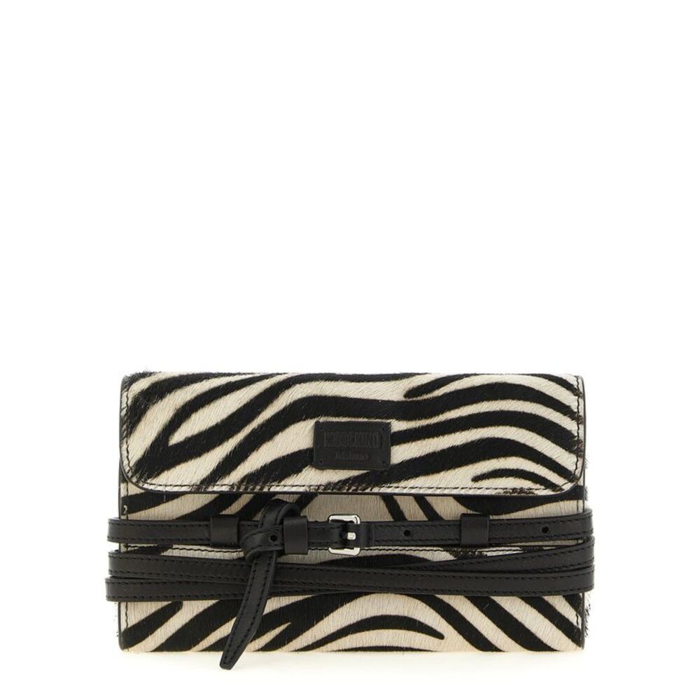 Moschino Bicolor Leather Women's Cardholder